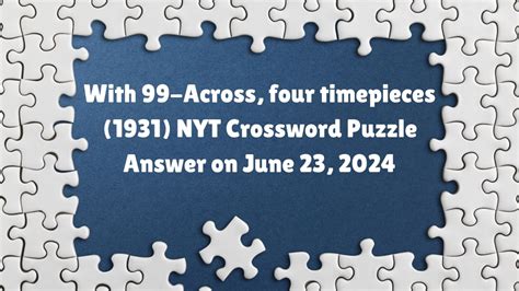 four timepieces|99 across four clocks.